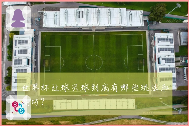 世界杯让球买球到底有哪些玩法和技巧？
