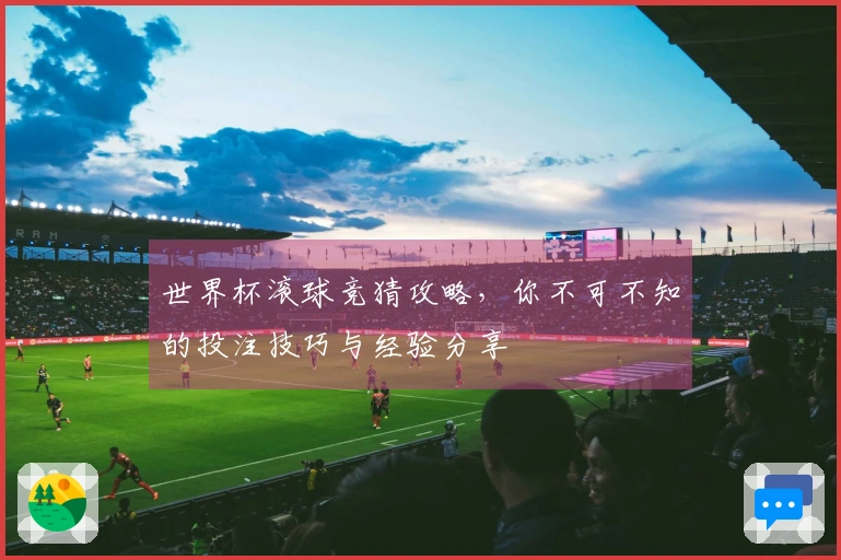 世界杯滚球竞猜攻略，你不可不知的投注技巧与经验分享